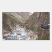 Train Inca à Machu Picchu autocollant (Devant)