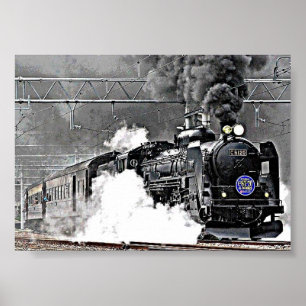 Train Japan Rail Poster