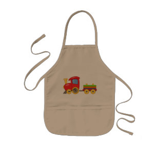 Train Kinder Apron Schort