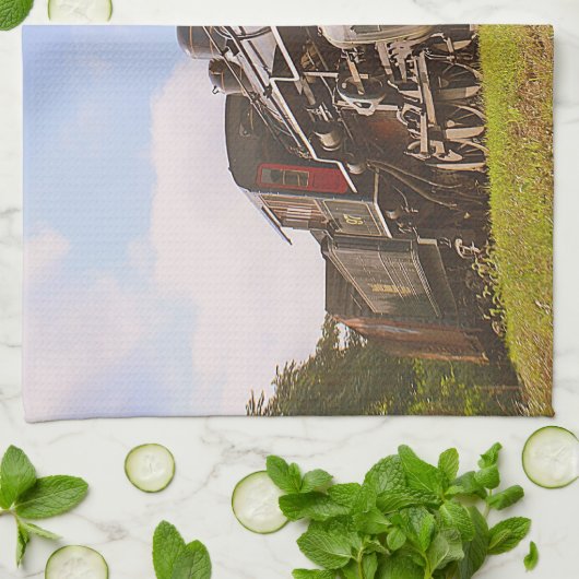 Train Kitchen Towel Theedoek (Gevouwen)