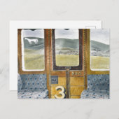 Train Landschap Landschap door Eric Ravilious Briefkaart (Voorkant / Achterkant)