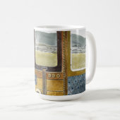 Train Landschap Landschap door Eric Ravilious Koffiemok (Voorkant rechts)