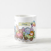 Train leuke foto waterverf koffiemok (Center)