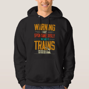 Train Love Warning (Waarschuwing voor schonere lie Hoodie
