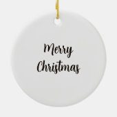 Train Lover Christmas Cadeau Ornement (Dos)