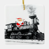 Train Lover Keramisch Ornament (Voorkant)