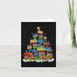 Train Lover Xmas - kerstmantrein Kaart