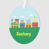 Train mignon coloré d'animaux pour des enfants (devant)