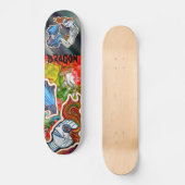 Train Mijn Draken Skateboard (Voorkant)
