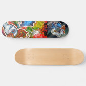 Train mijn drakenskateboard skateboard (Horizontaal)