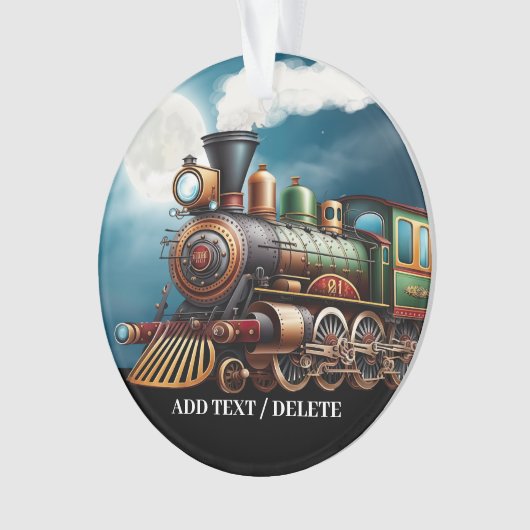 Train moteur à vapeur (devant)