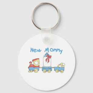 Train New mammie of Boy tshirts and Gifts Sleutelhanger