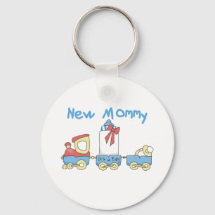 Train New mammie of Boy tshirts and Gifts Sleutelhanger