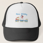 Train New mammie of Boy tshirts and Gifts Trucker Pet (Voorkant)