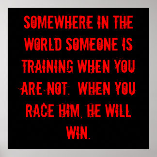 Train om te winnen! poster