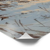 Train on a Snowy Day Poster (Coin)