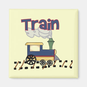 Train on Track Tshirts en cadeaus Magneet