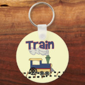 Train on Track Tshirts en cadeaus Sleutelhanger (Voorkant)