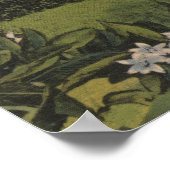 Train - Oranje speciaal bloesem Poster (Hoek)