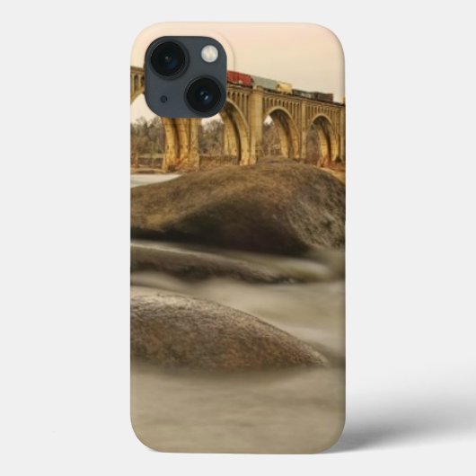 Train over James River Case-Mate iPhone Case (Achterkant)
