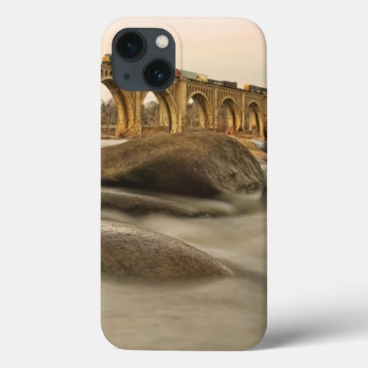 Train over James River Case-Mate iPhone Case (Achterkant)