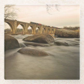 Train over James River Glazen Onderzetter