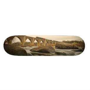Train over James River Skateboard