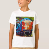 Train Painting - Gift for Train Enthusiasts T-shirt (Voorkant)