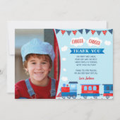 Train Photo Anniversaire Merci Cartes (Devant)