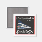 Train pittoresque - Magnet (Recto/Verso)