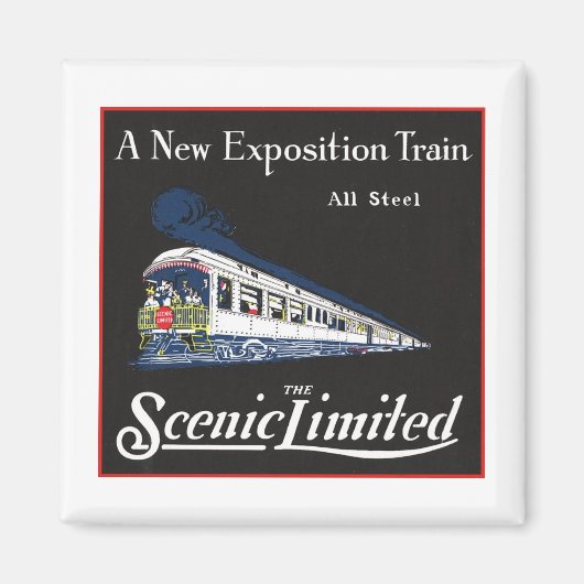 Train pittoresque - Magnet (Devant)