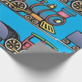 Train Pulling Coal Cadeaupapier (Hoek)