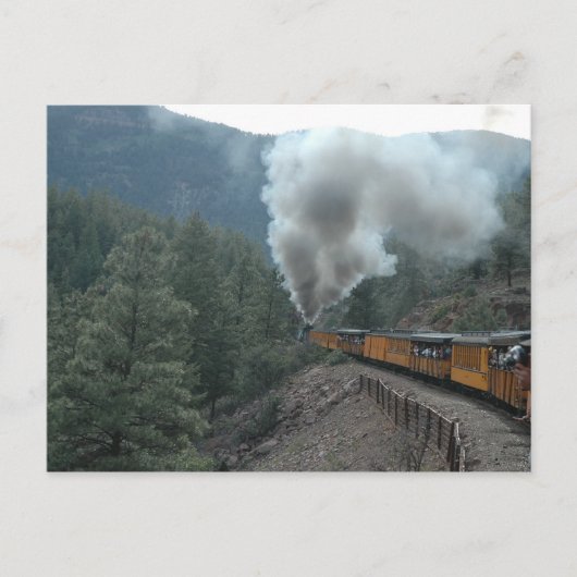 Train Ride Briefkaart (Voorkant)