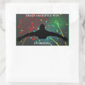 Train Sacrifice Gagnez Stickers de natation (Sac)