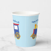 Train Schattige Choo-Choo Kinder 1e Verjaardagsfee Papieren Bekers (Rechts)