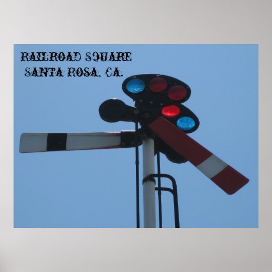 "Train Signal Poster! " Poster (Voorkant)