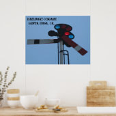 "Train Signal Poster! " Poster (Keuken)