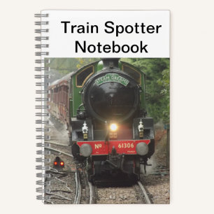 Train Spotter Spiral Notebook Notitieboek