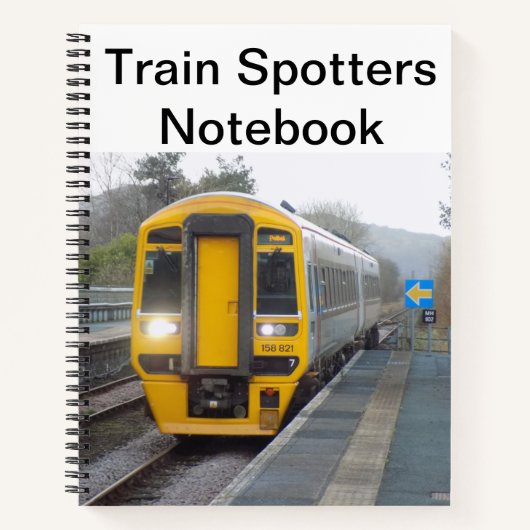 Train Spotters Spiral Notebook Notitieboek (Voorkant)