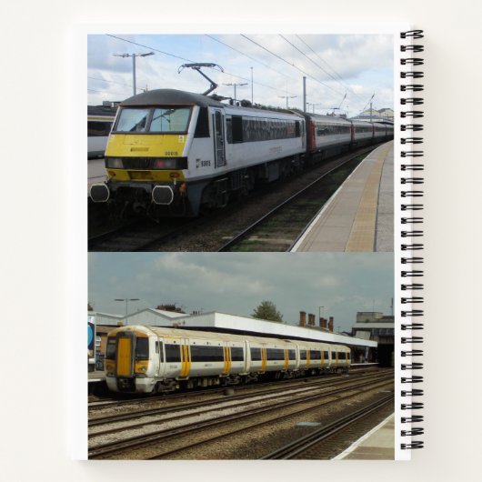 Train Spotters Spiral Notebook Notitieboek (Achterkant)
