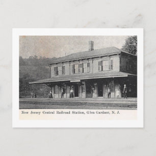 Train Station, Glen Gardner, New Jersey  Briefkaart