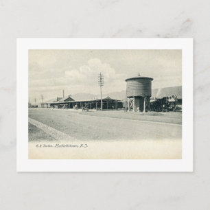 Train Station, Hackettstown NJ 1906  Briefkaart