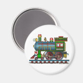 Train Steam Engine Choo Choo Magnets (Recto/Verso)
