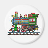Train Steam Engine Choo Choo Magnets (Devant)
