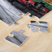 Train Steam Railroad Steampunk Engine Destiny Legpuzzel (Zijkant)