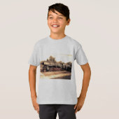 Train Steam Railroad Steampunk Engine Destiny T-shirt (Voorkant volledig)