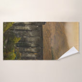TRAIN SUR CHEMIN DE FER EN JOURNÉE (Serviette de bain)