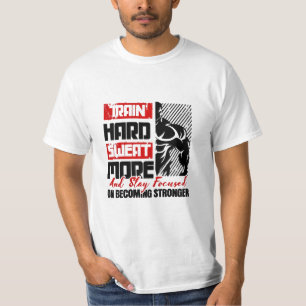 Train Sweat Rester focalisé Gras Rouge T-shirt Des