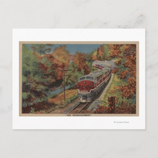 Train-The Thoroughbred, Monon Briefkaart (Voorkant)