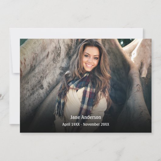 Train Track Forêt Automne Sympathie Merci Cartes (Dos)